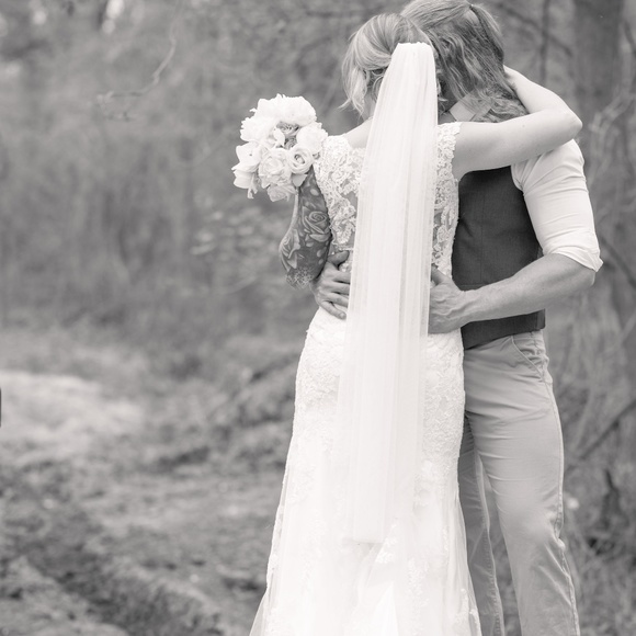 Bridal Wedding Veil Soft English Net Fingertip - Picture 2 of 4